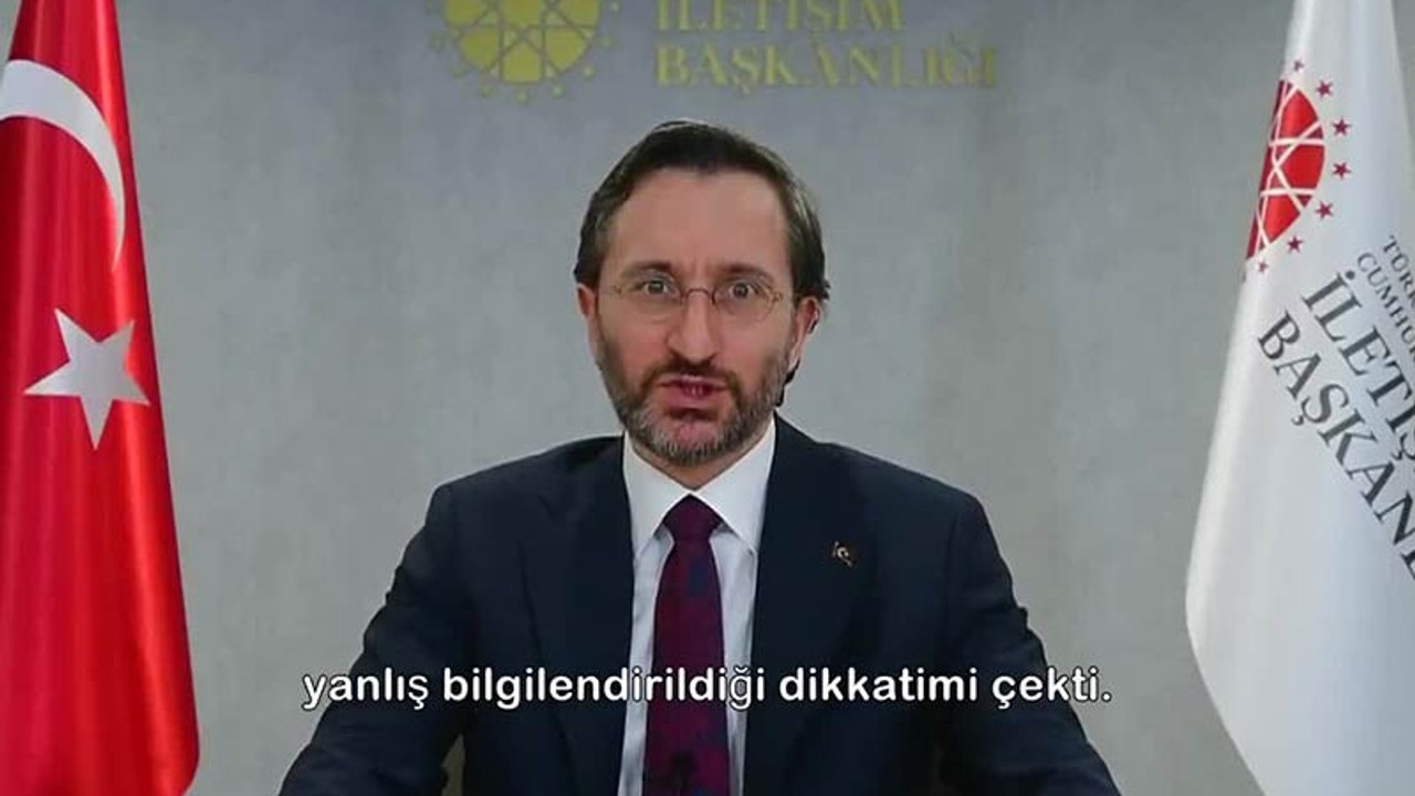 Altun'dan İngilizce açıklama: İşgal etmeye kalktılar