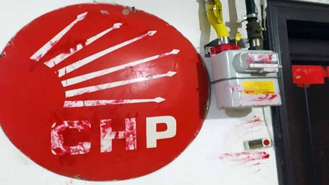 CHP İskilip ilçe Başkanlığı binasına boyalı saldırı