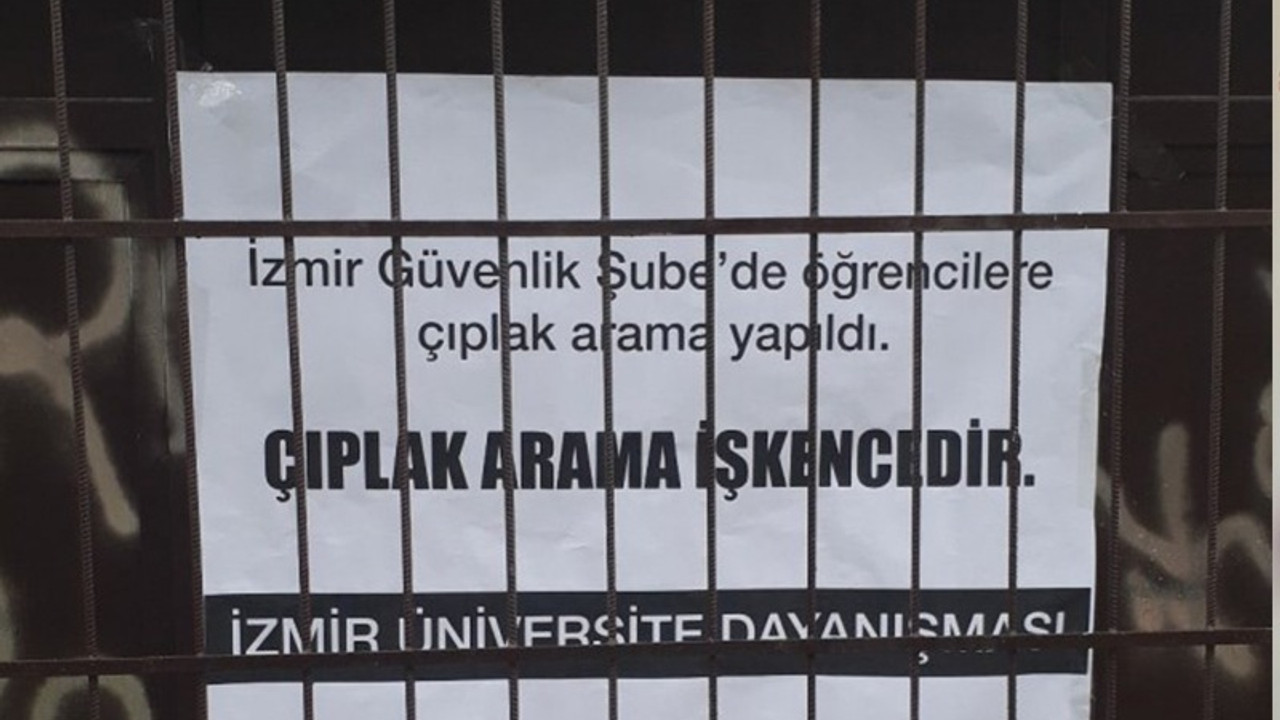 Çıplak aramayı protesto eden 3 öğrenci gözaltına alındı