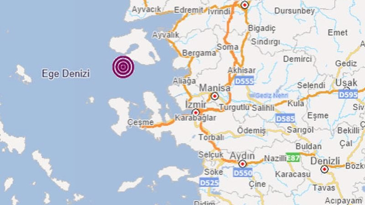 İzmir'de deprem