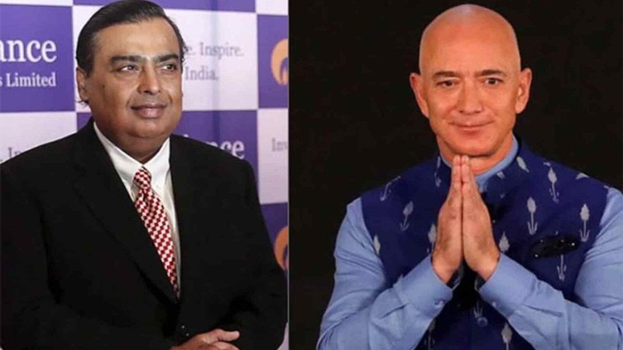 Jeff Bezos, Hindistan'ın en zengini Mukesh Ambani ile neden mahkemelik oldu?