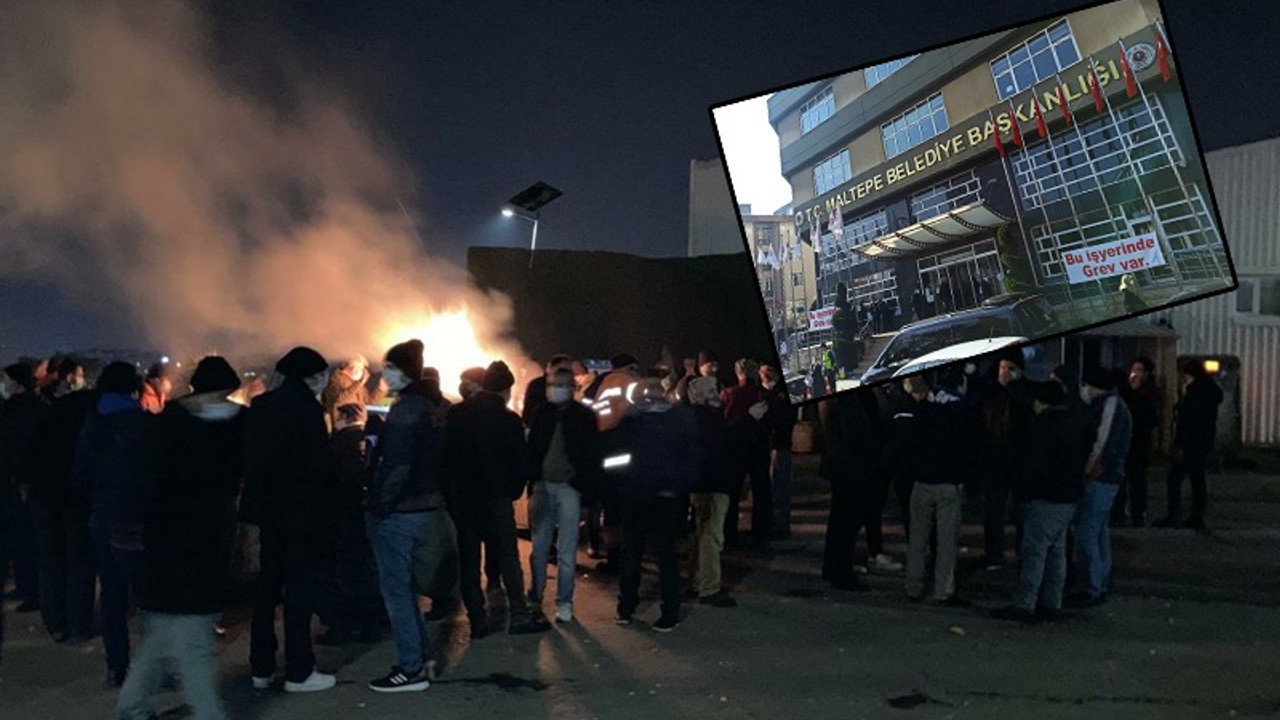 Maltepe Belediyesi'nde grev başladı, belediye başkanı Kadıköy'de olduğu gibi zammı farklı yansıttı