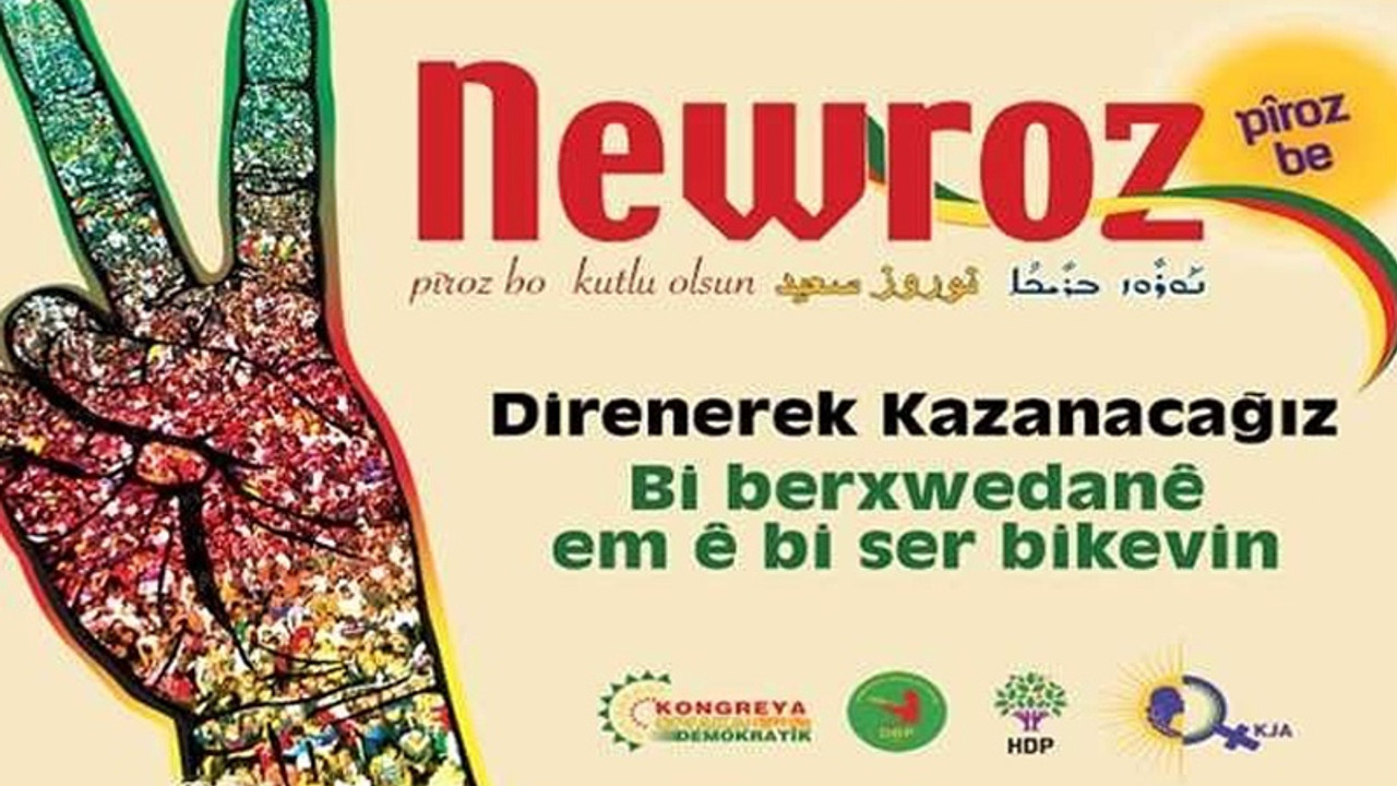 'OHAL Komisyonu, 'Newroz pîroz be' pankartını asan kişinin başvurusunu reddetti