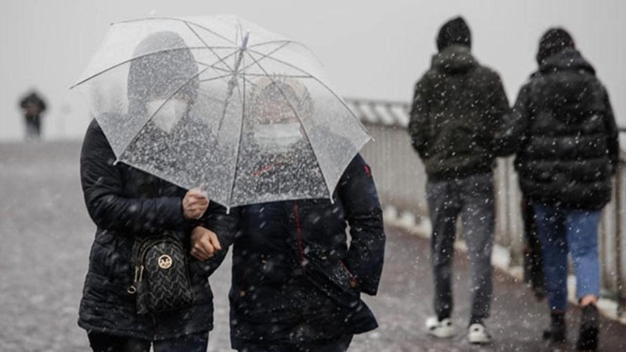 Meteoroloji’den karla karışık yağmur uyarısı