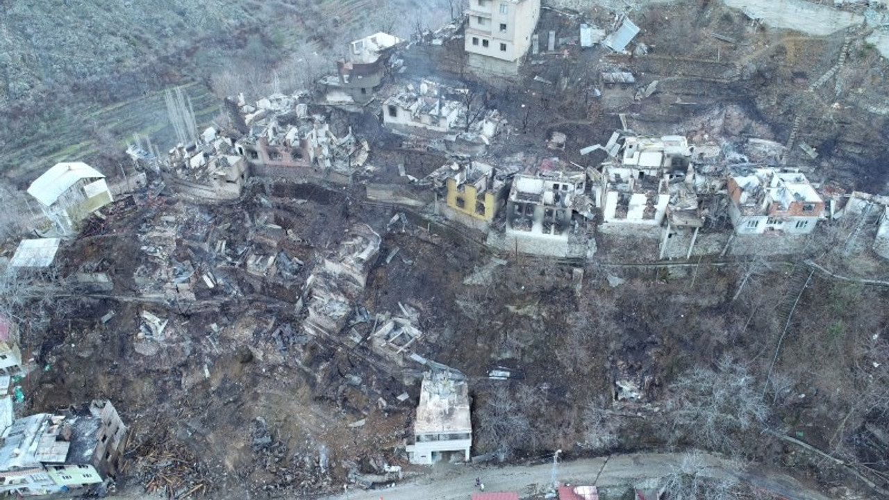 Artvin'deki yangının boyutu gün ağarınca ortaya çıktı