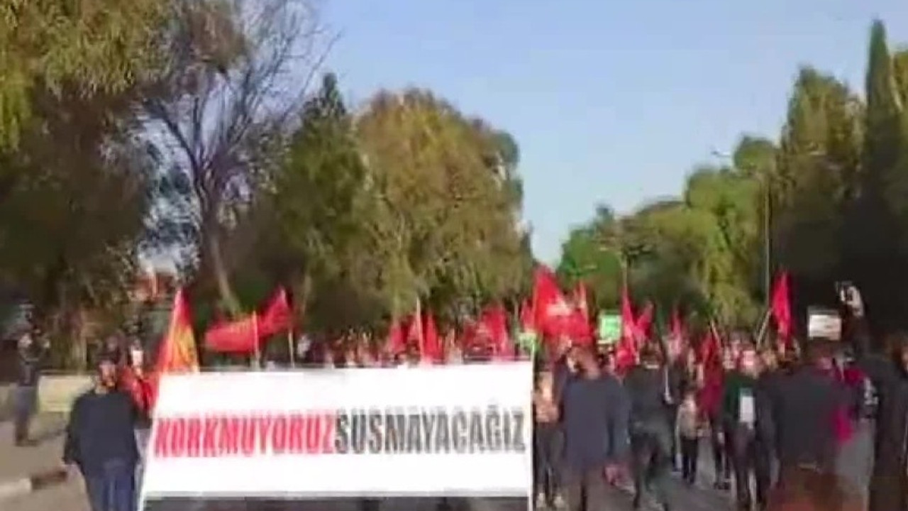 Türkiye'nin Lefkoşa Büyükelçiliği önünde protesto