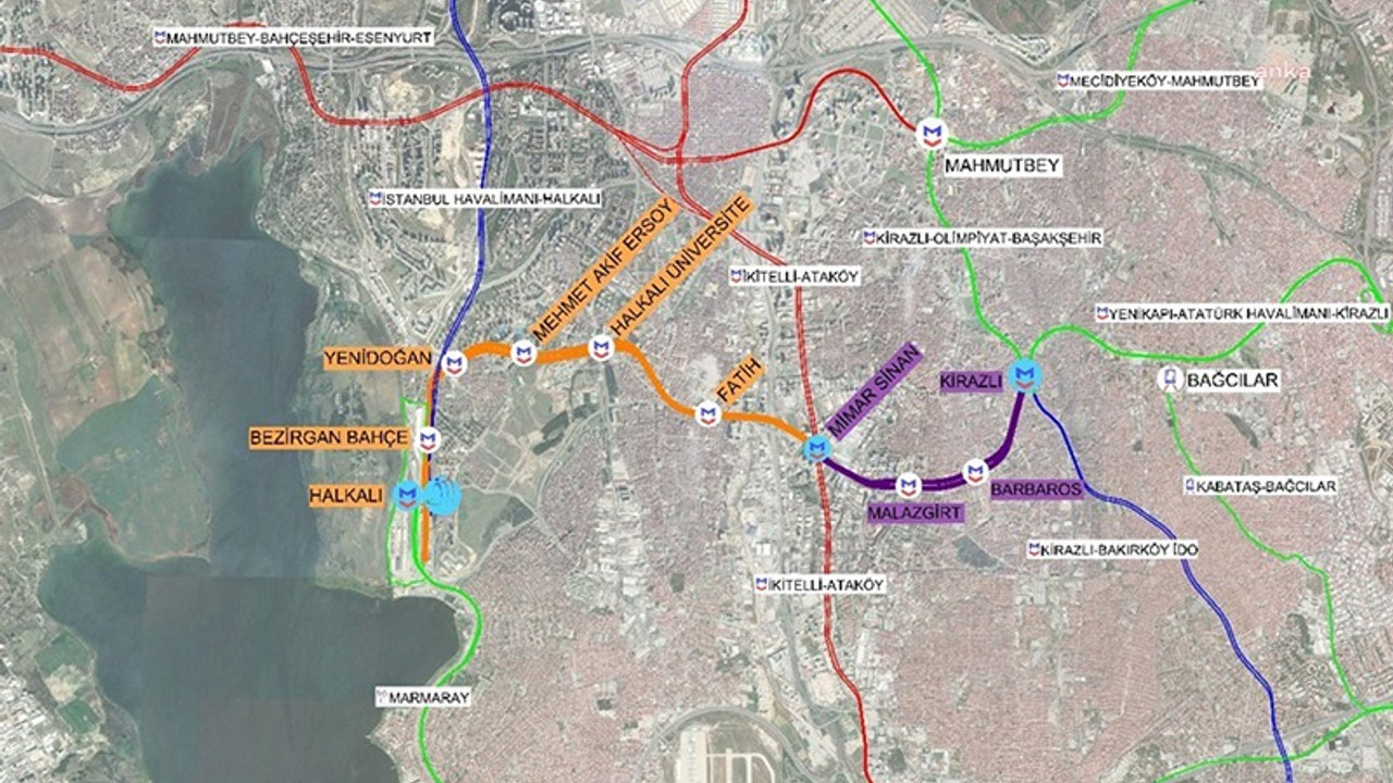 Halkalı-Kirazlı metro inşaatı İBB tarafından yeniden başlatılacak