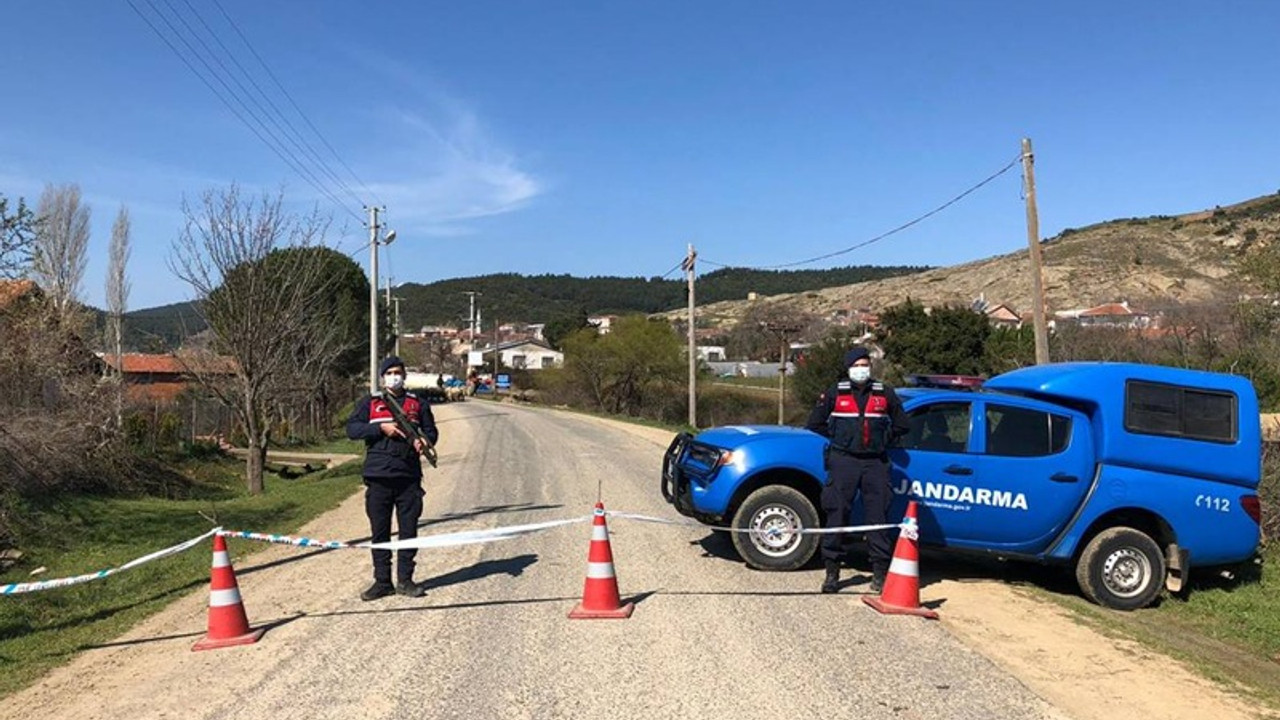 Çanakkale'de bir köy karantina altına alındı