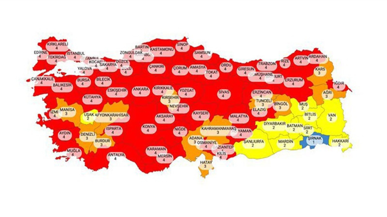 TTB'den 'kırmızı harita' tepkisi: Yönetemiyorsunuz