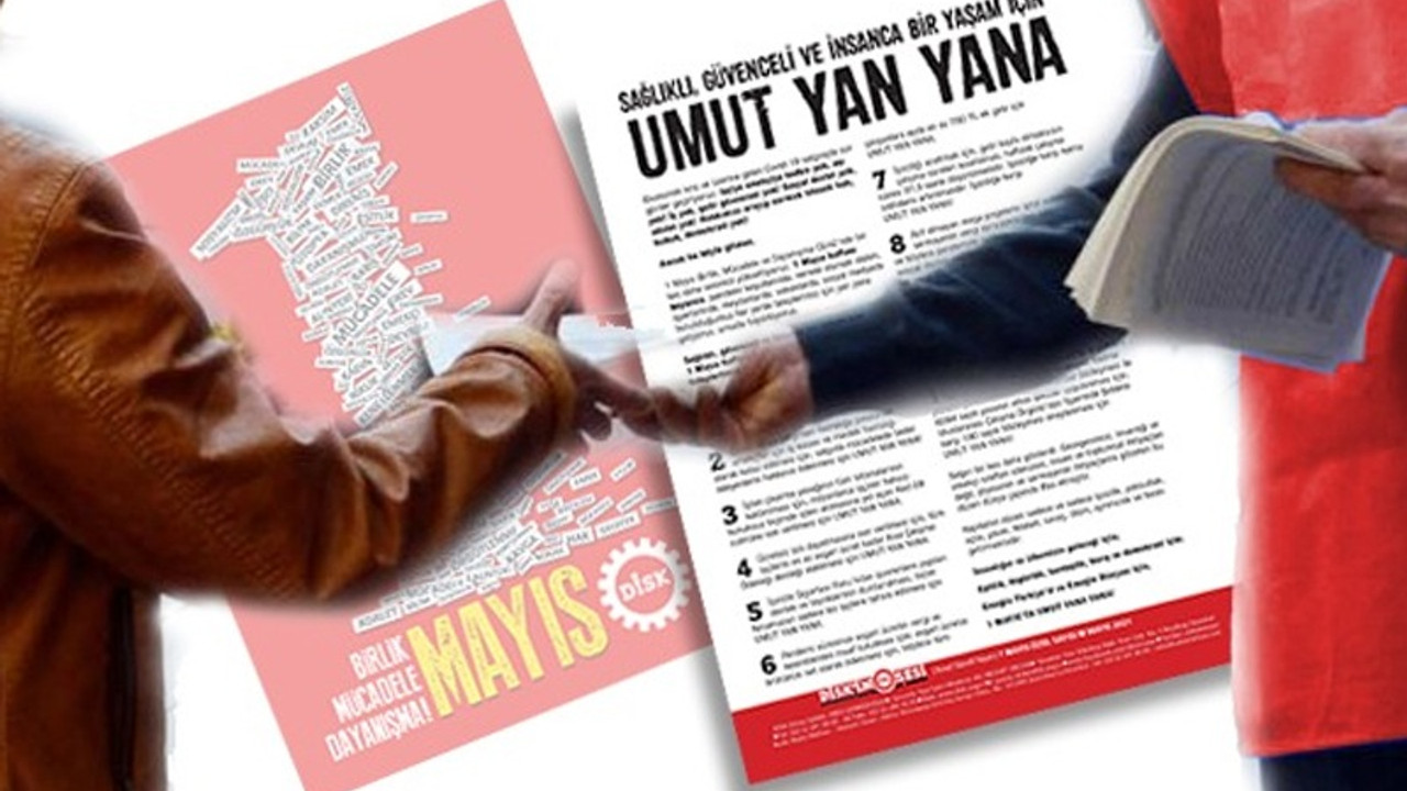 DİSK, 1 Mayıs'ta 'Umut yan yana' diyor