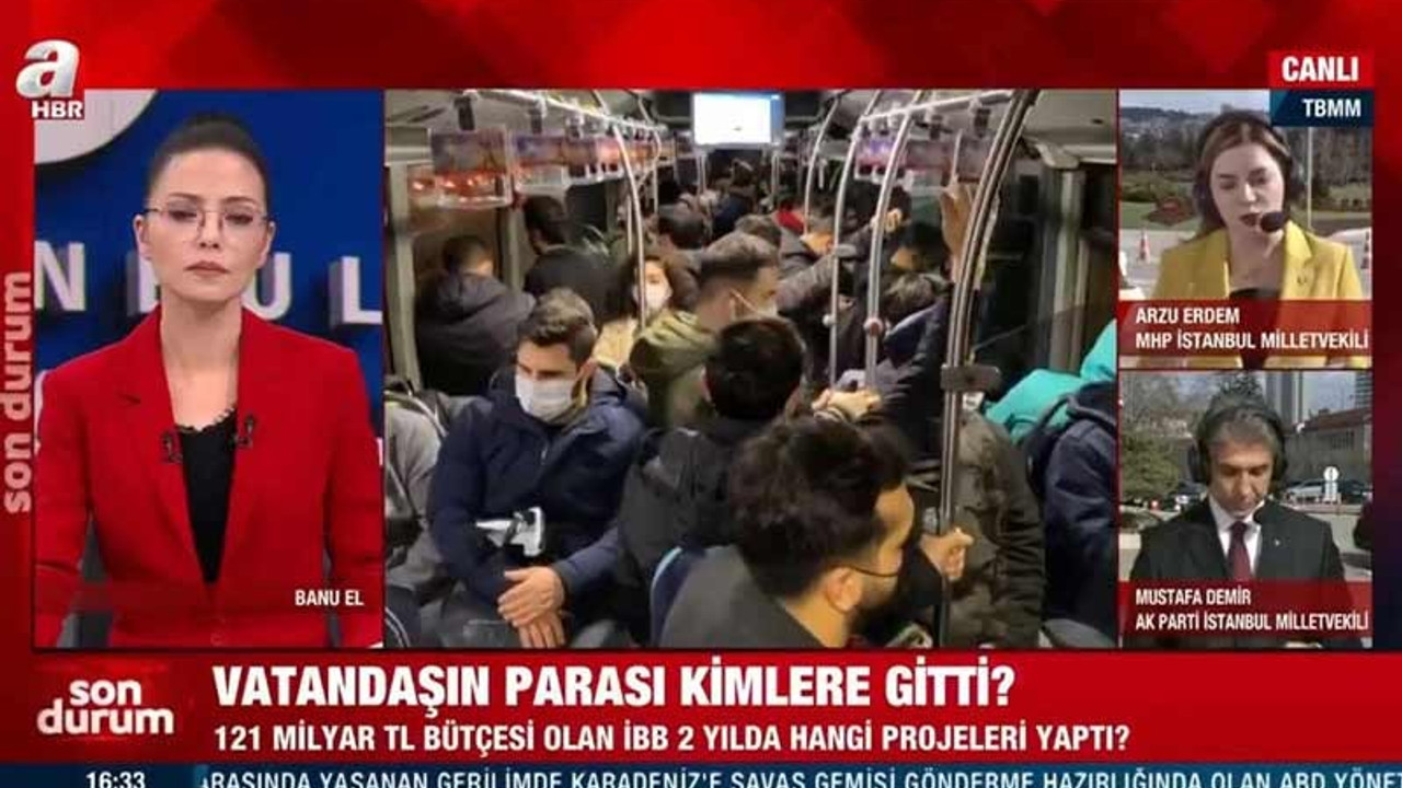 '128 milyar dolar'ı soramayan A Haber, İBB hakkında ‘121 milyar lira nerede?' haberi yaptı