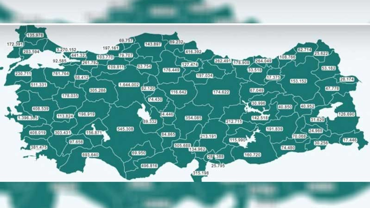 Sağlık Bakanlığı verilerine göre en çok aşı İstanbul'da, en azı işe Bayburt ve Hakkari'de yapıldı