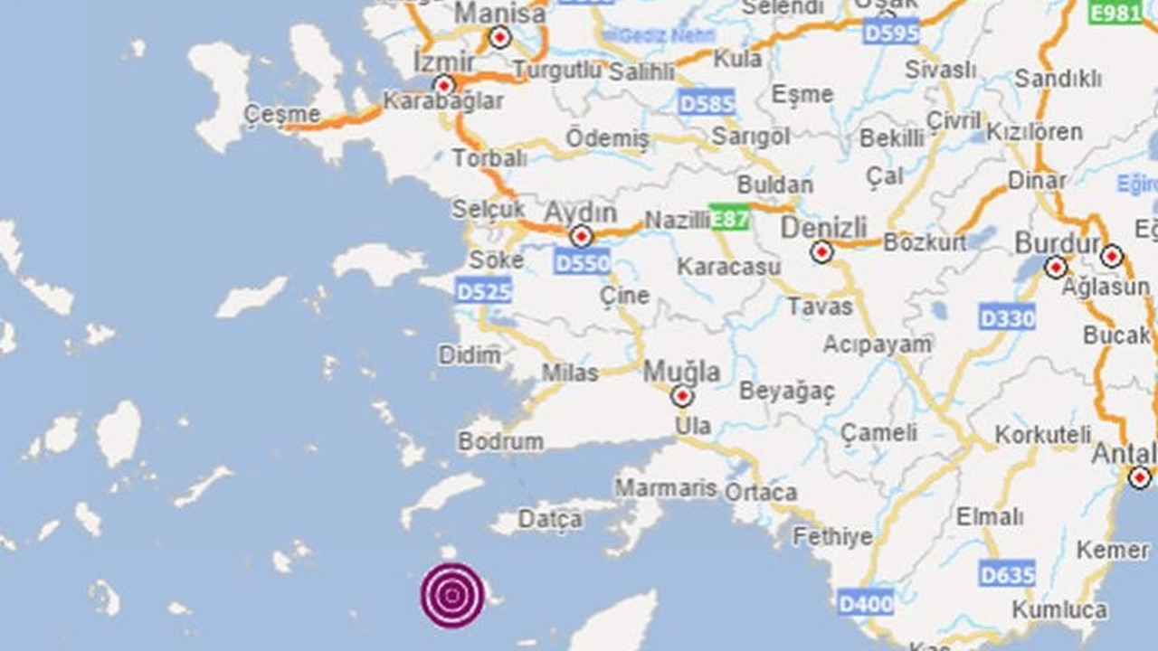 Datça sallanmaya devam ediyor: Yine deprem oldu