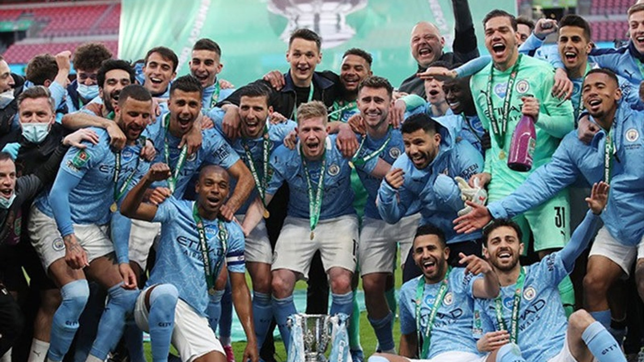 Manchester City İngiltere Lig Kupası'nı üst üste 4'üncü kez kazandı