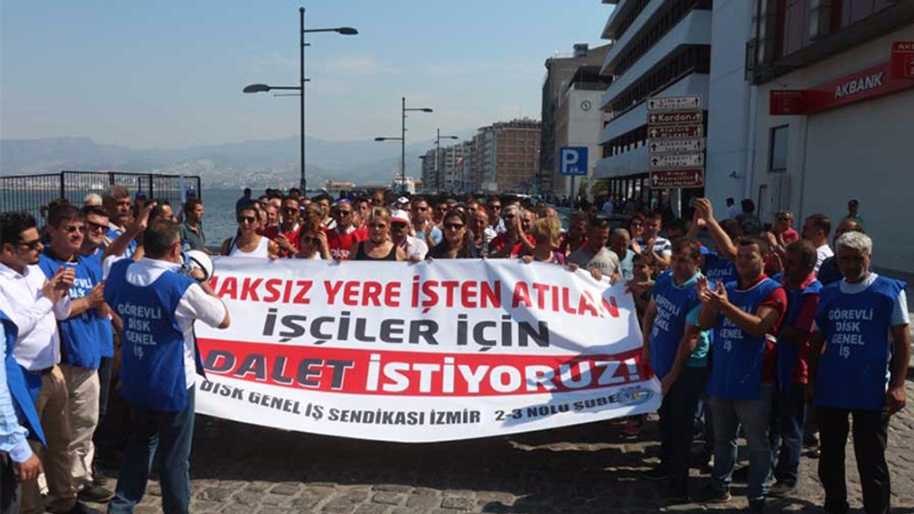 İzmir işçi kıyımına dur dedi