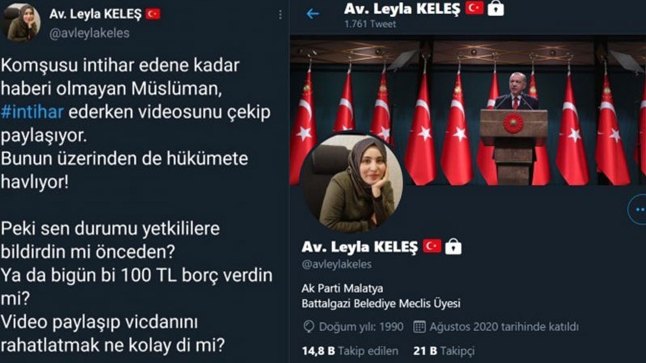 AKP'li Meclis Üyesi intiharlar nedeniyle iktidarı eleştirenlere hakaret etti