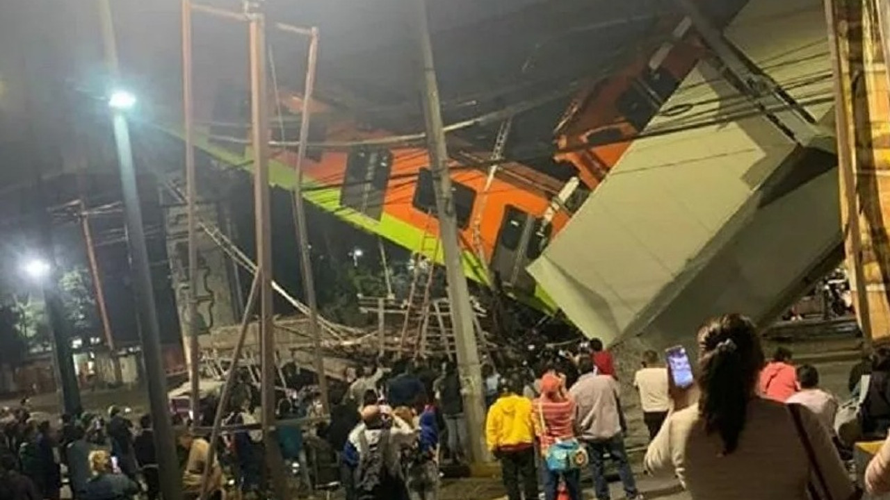 Meksika'da tren yolu çöktü: 13 ölü, 70 yaralı