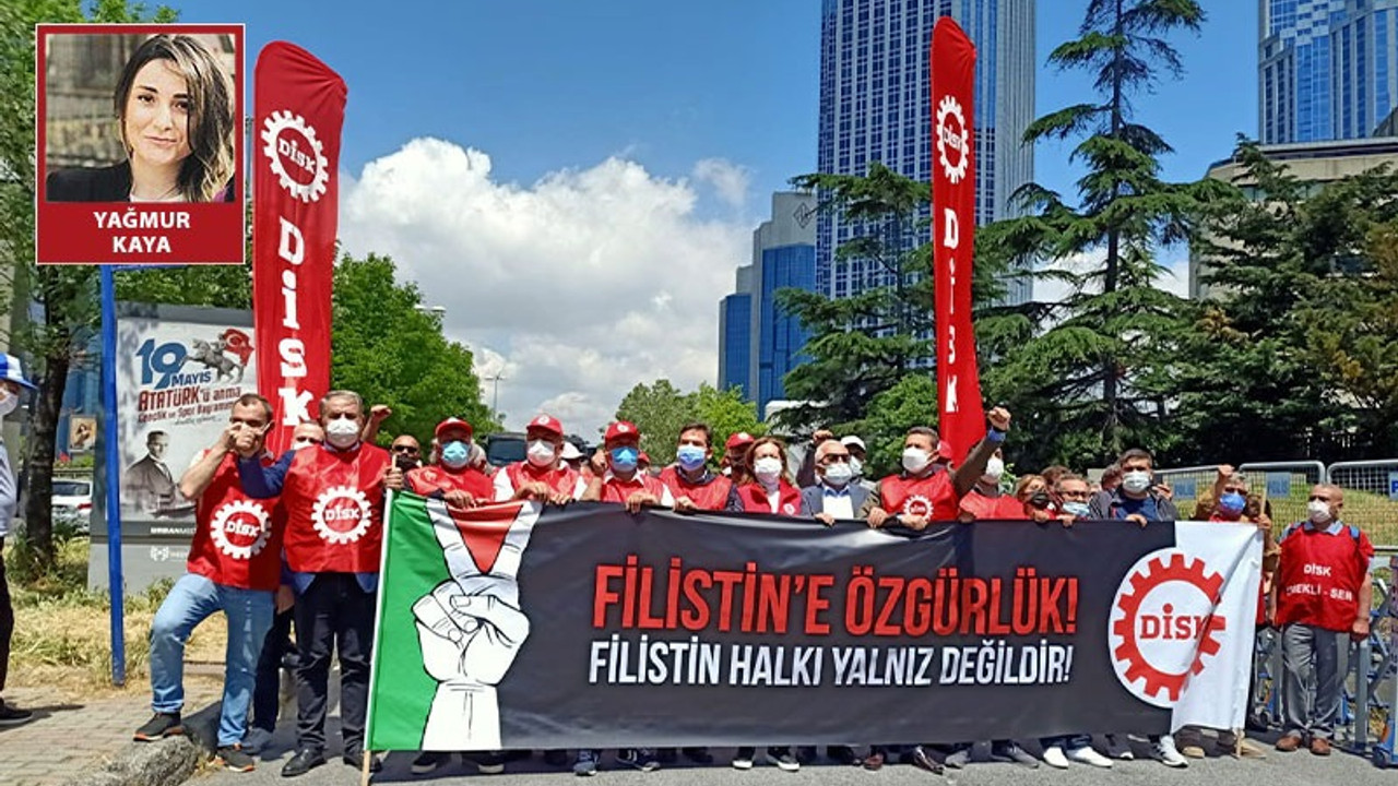 Çerkezoğlu: Türkiye işçi sınıfı Filistin halkının hep yanında olmuştur ve olmaya devam edecektir