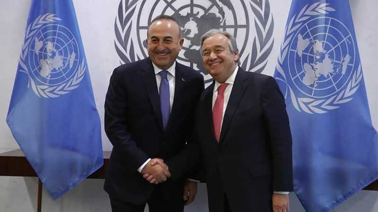 Dışişleri Bakanı Çavuşoğlu, BM Genel Sekreteri Guterres ile görüştü