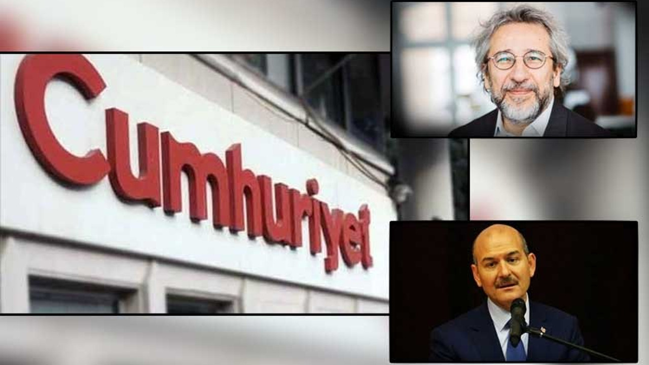 Soylu'nun hedef aldığı Cumhuriyet, Can Dündar'ı hedef aldı