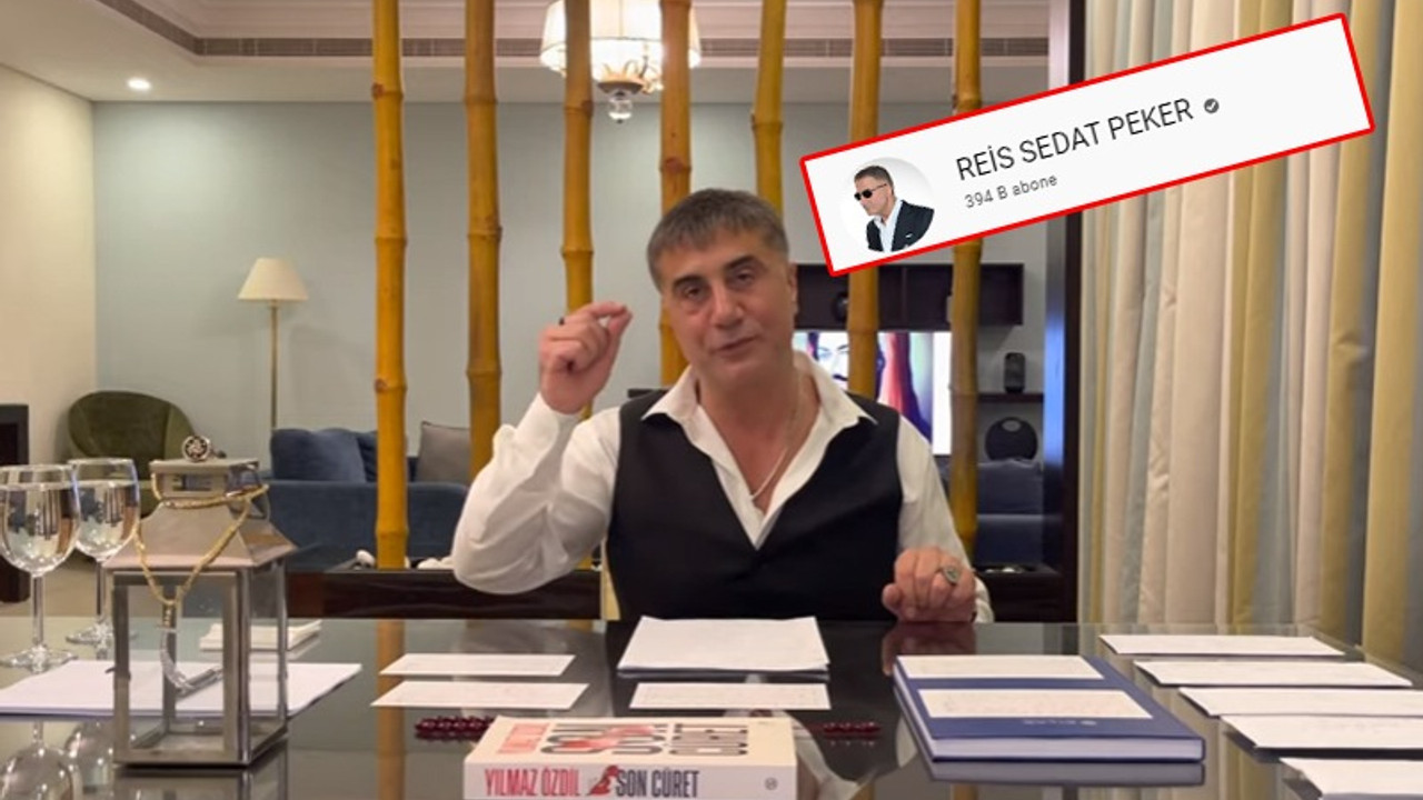 Youtube, Sedat Peker'in kanalına 'onay işareti' verdi