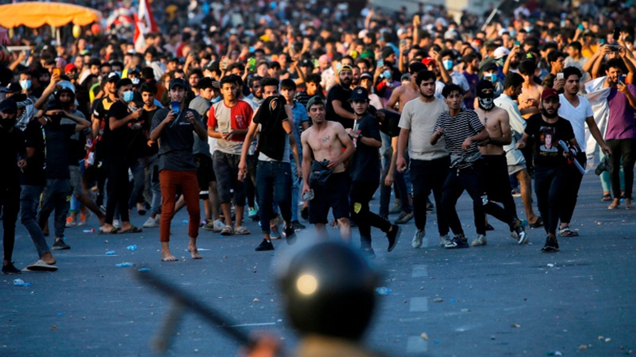 Irak'ta 'Beni kim öldürdü?' protestosunda 1 ölü, 45 yaralı