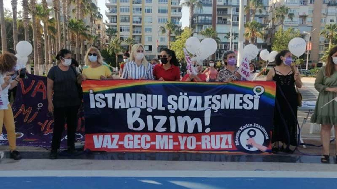 Kadınların Çarşamba Nöbeti 7’nci haftasında: İstanbul Sözleşmesi bizim, vazgeçmiyoruz!