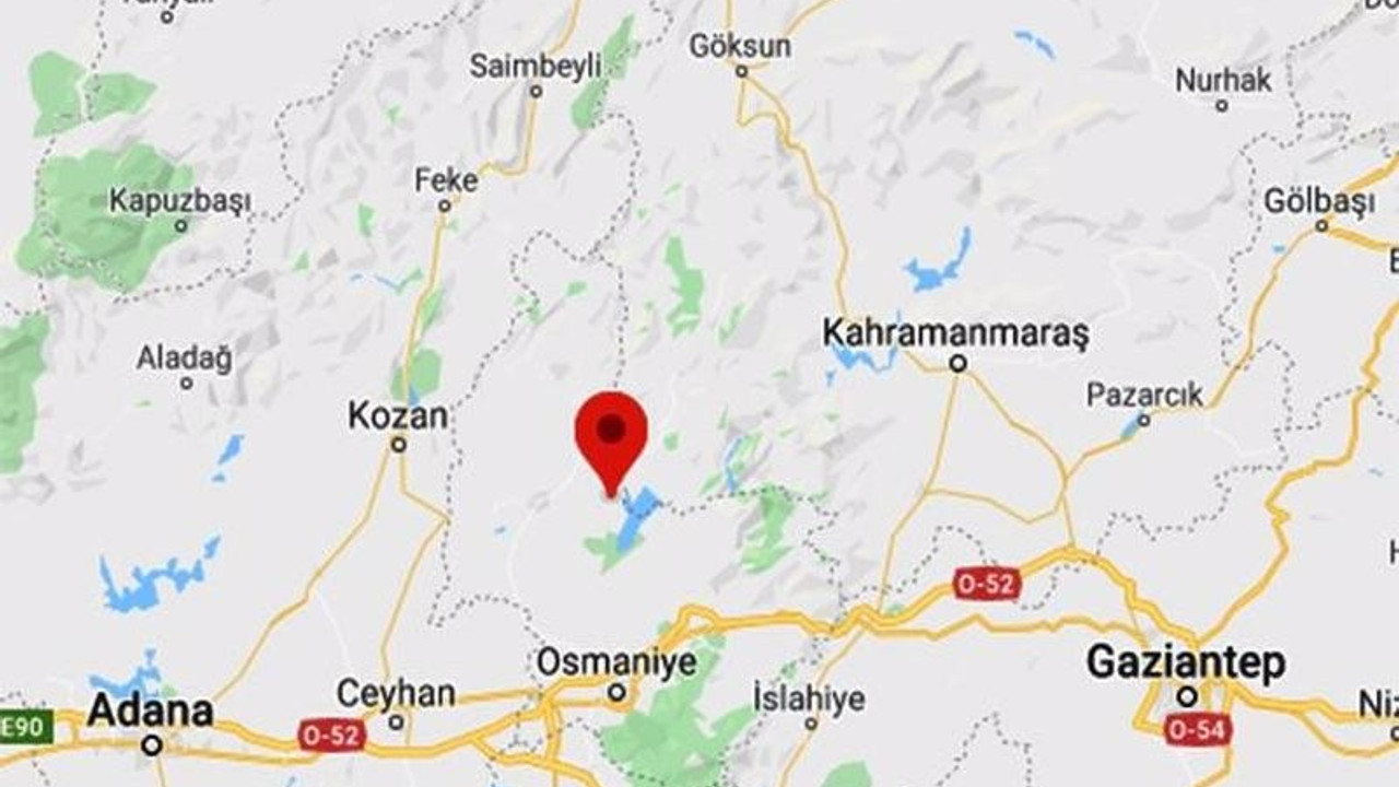 Osmaniye'de 4,2 büyüklüğünde deprem