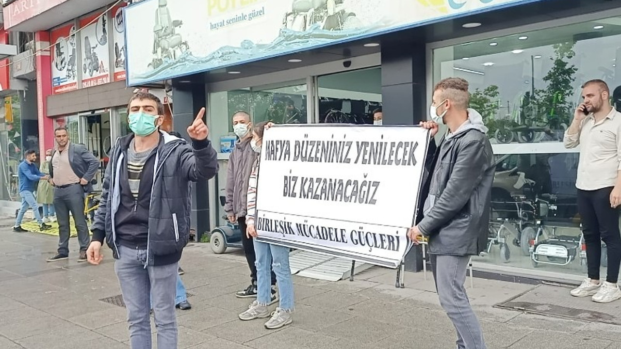 Birleşik Mücadele Güçleri'nden AKP binası önünde eylem