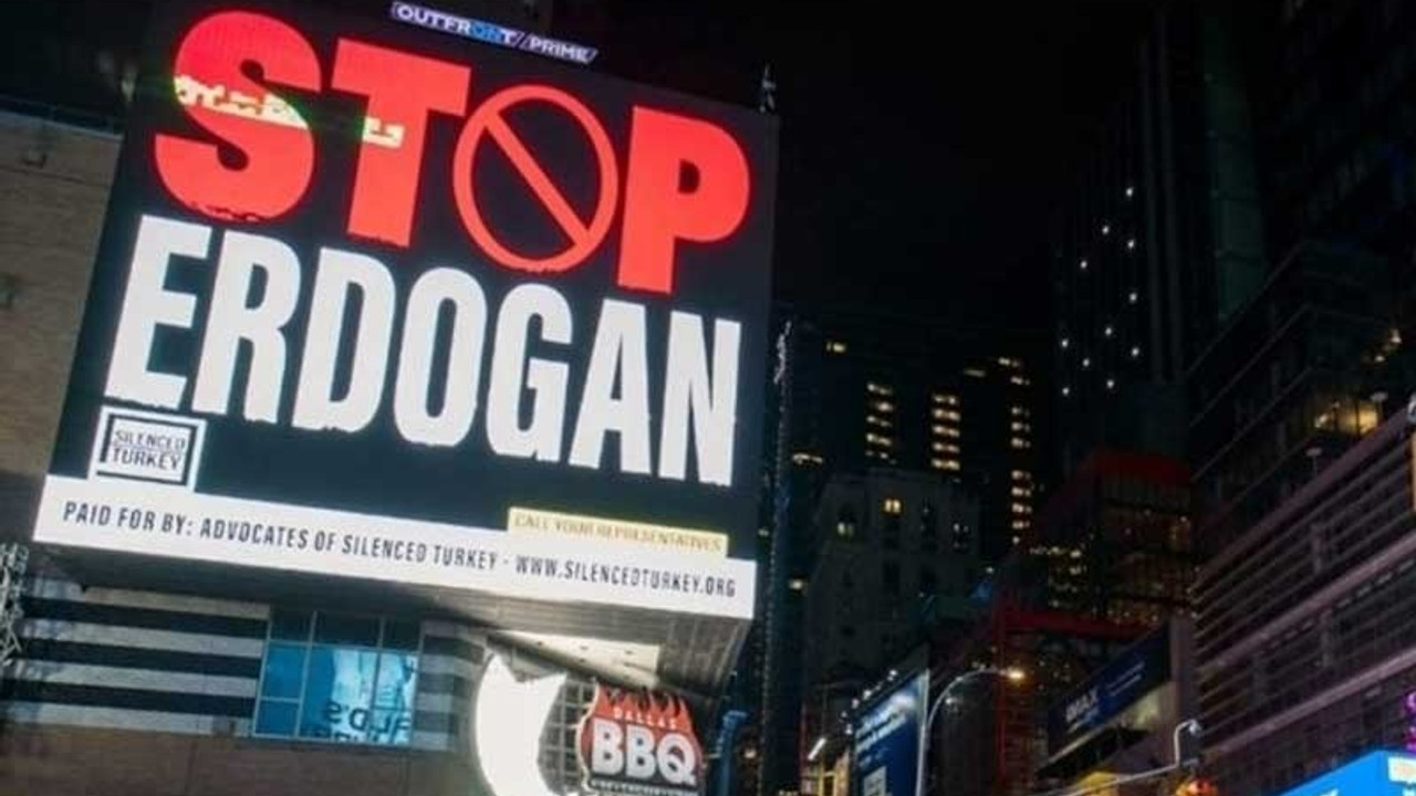 ‘Stop Erdoğan’ yazılı billboardlar için iddianame hazırlandı