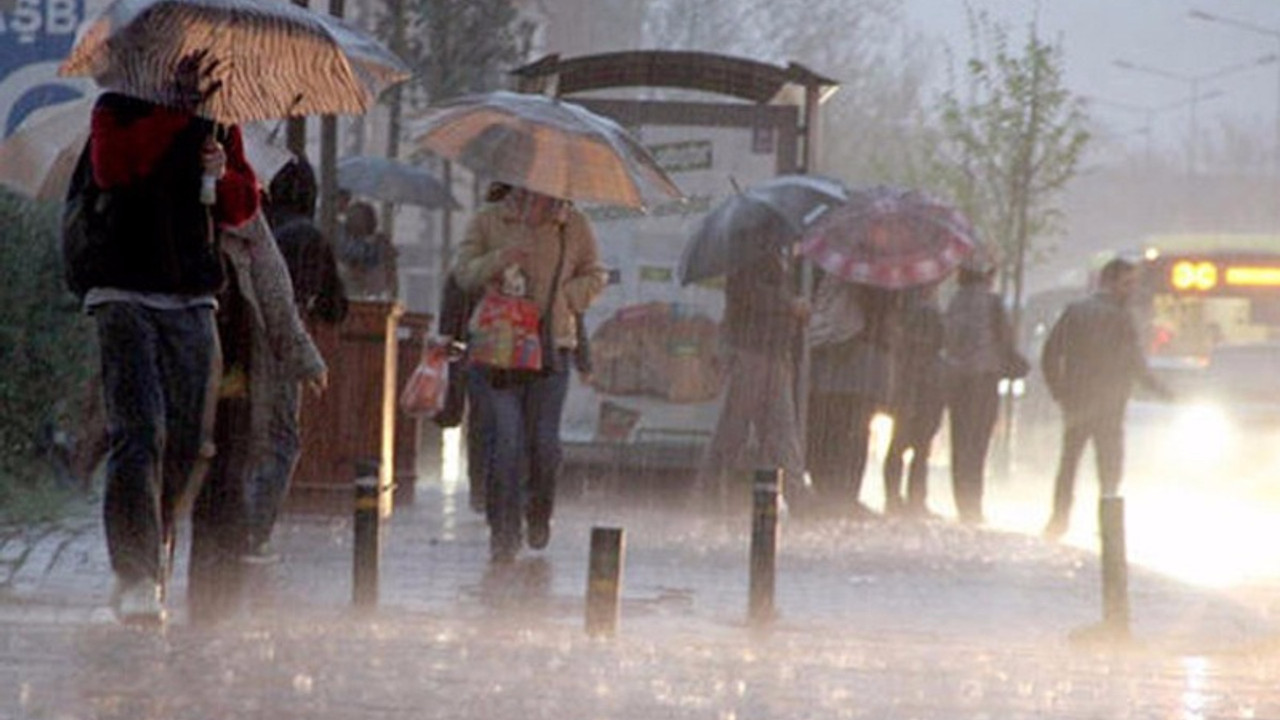 Meteoroloji'den sağanak yağış uyarısı