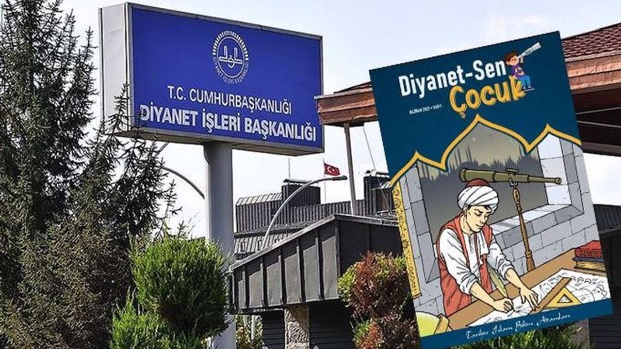 Diyanet-Sen'in çocuk dergisinde kafa kesme resimleri