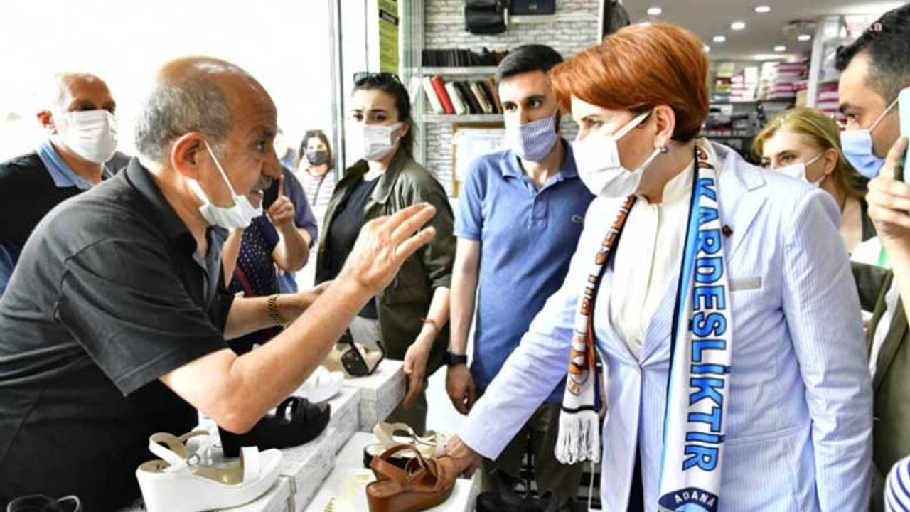 Akşener'in ziyaret ettiği esnaf isyan etti: 18 yıl AKP'ye hizmet ettim ama artık nefret ettim