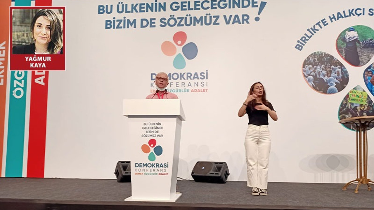 Demokrasi Konferansı emek, özgürlük, adalet talebiyle başladı: Bu, Deniz Poyraz'ların konferansıdır