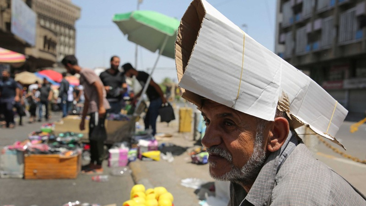 Irak'ta sıcaklık gölgede 50 dereceyi aştı