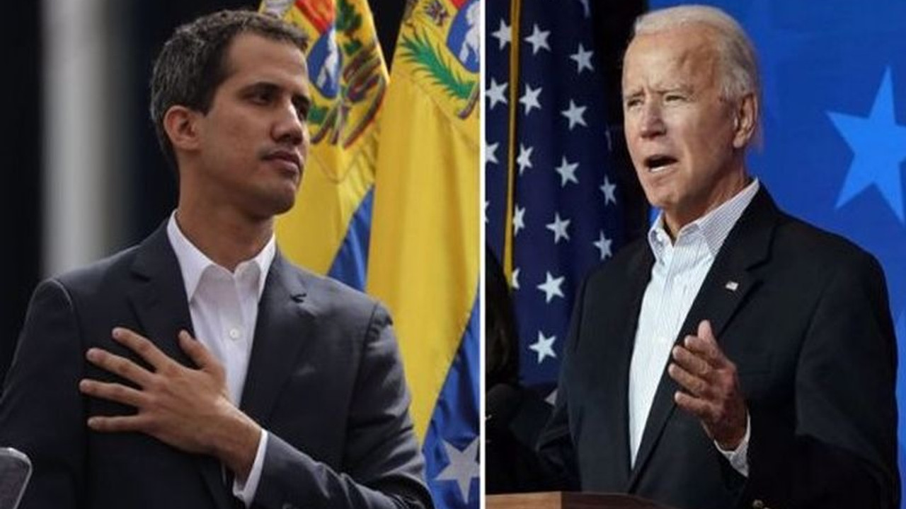 Biden'dan Venezuela'da kendini 'geçici başkan' ilan eden Guaido'ya destek