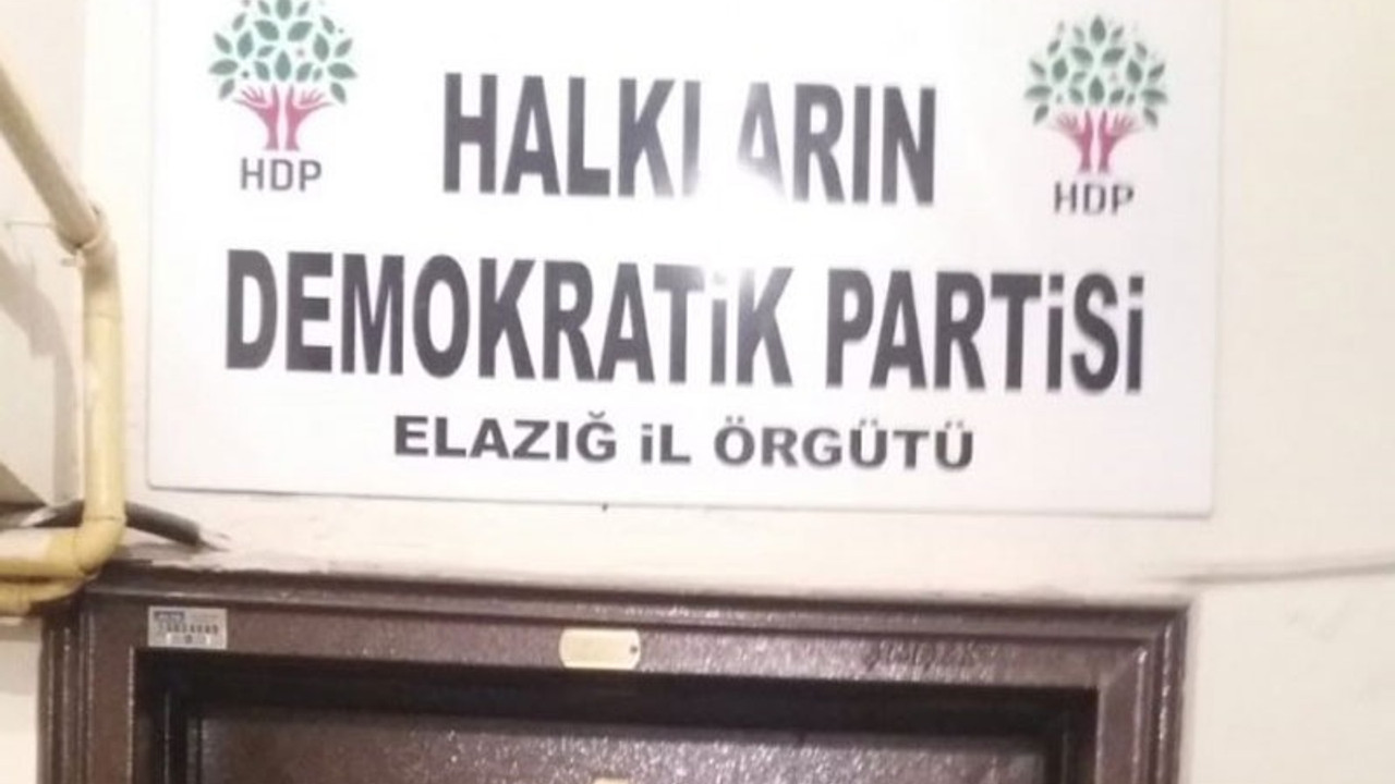 Elazığ'da HDP'lilere tehdit
