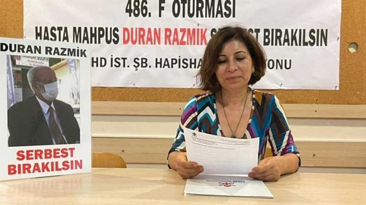 95 yaşındaki hasta tutuklunun tahliyesi için çağrı