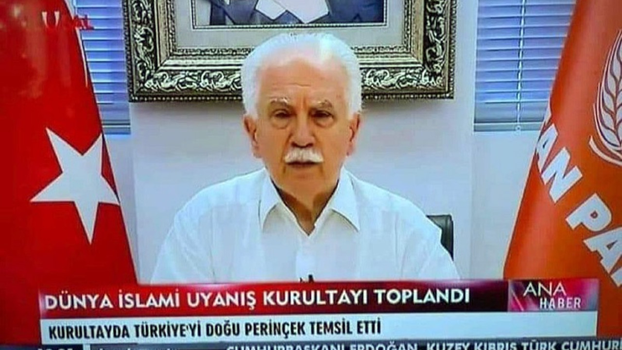 Doğu Perinçek, İslami Uyanış Kurultayı’nda Türkiye’yi 'temsil etti'