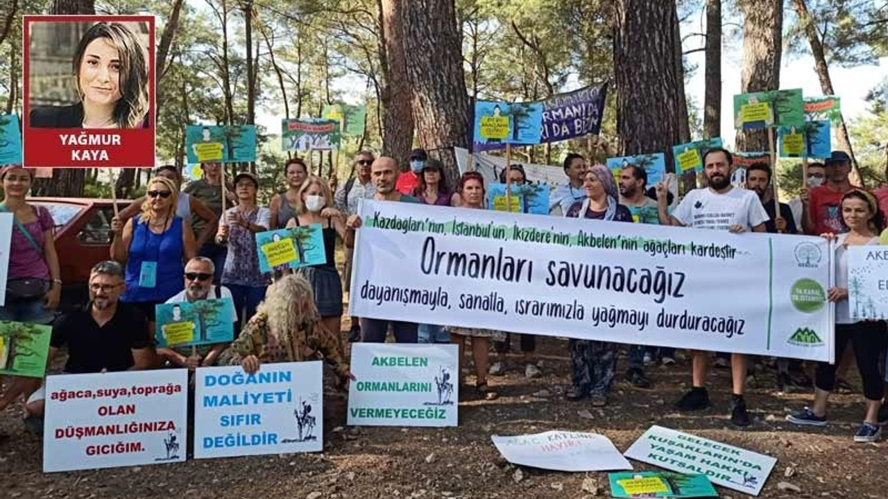 Akbeden ormanı için nöbet tutan yöre halkına dayanışma ziyareti: Orman yoksa yaşam da yok