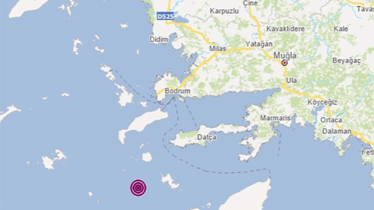Datça açıklarında 5,5 büyüklüğünde deprem: AFAD ve bakanlıktan açıklama