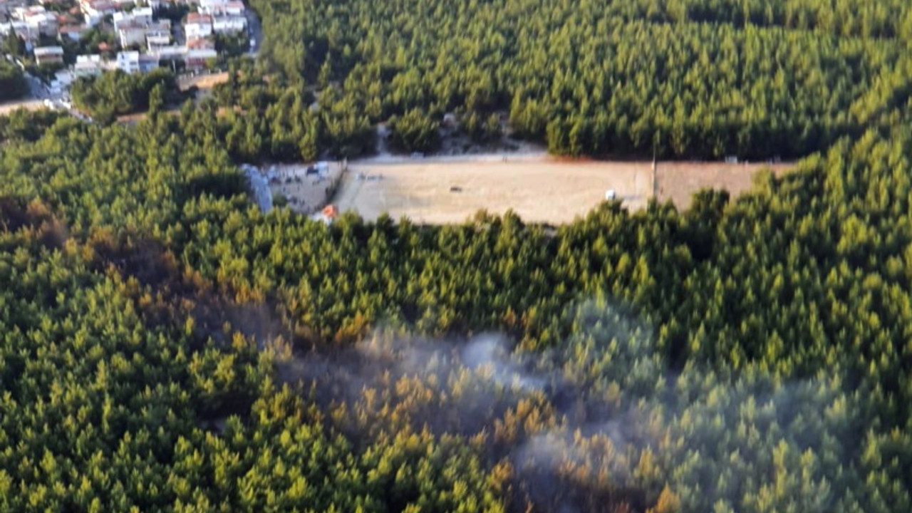 İzmir Gaziemir'de çıkan yangın kontrol altına alındı