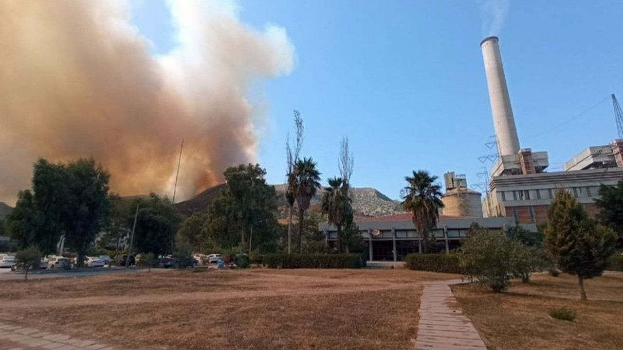 Milas'ta termik santrale sıçrayan yangında son durum ne?