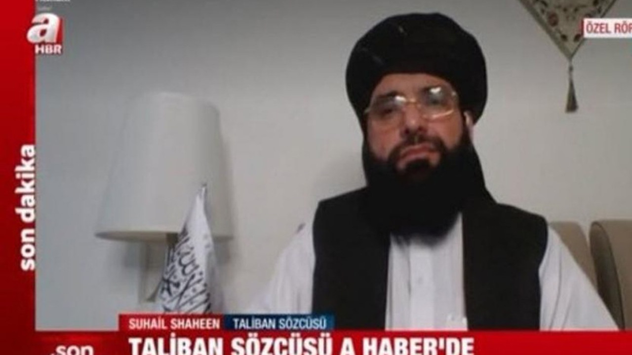 A Haber, Taliban'ın sözcüsünü yayına bağladı