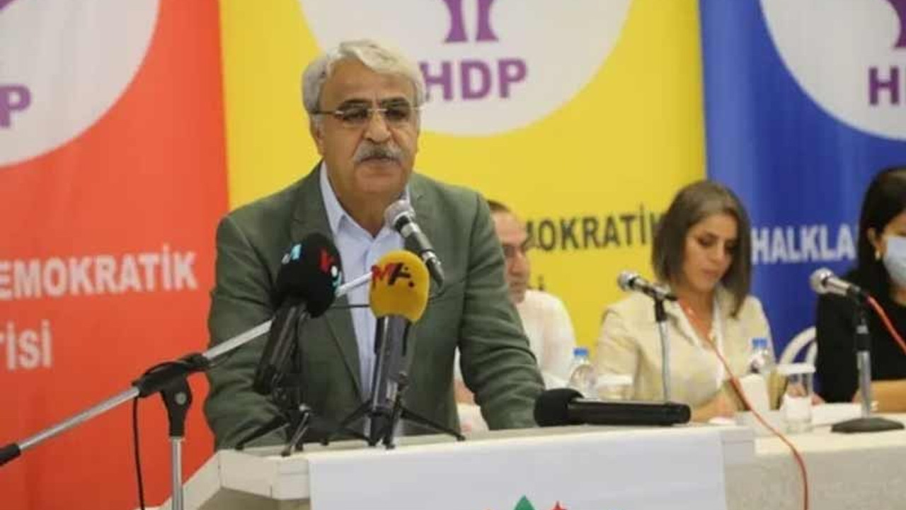 HDP Eş Genel Başkanı Sancar: Halk örgütlenmesi şart