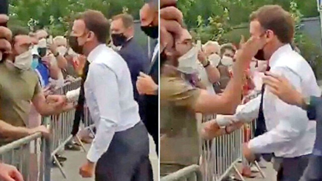 Macron'a tokat atan genç: Macron'un gayet güzel bir şekilde iyileştiğine inanıyorum