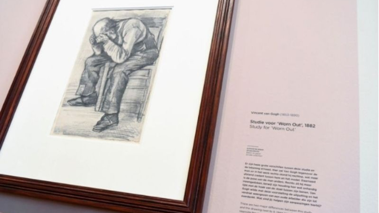 Van Gogh'un yeni keşfedilen çizimi ilk kez Amsterdam'da sergilendi