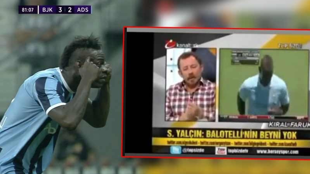 Sergen Yalçın’dan Mario Balotelli’ye: Direkt bana yaptı