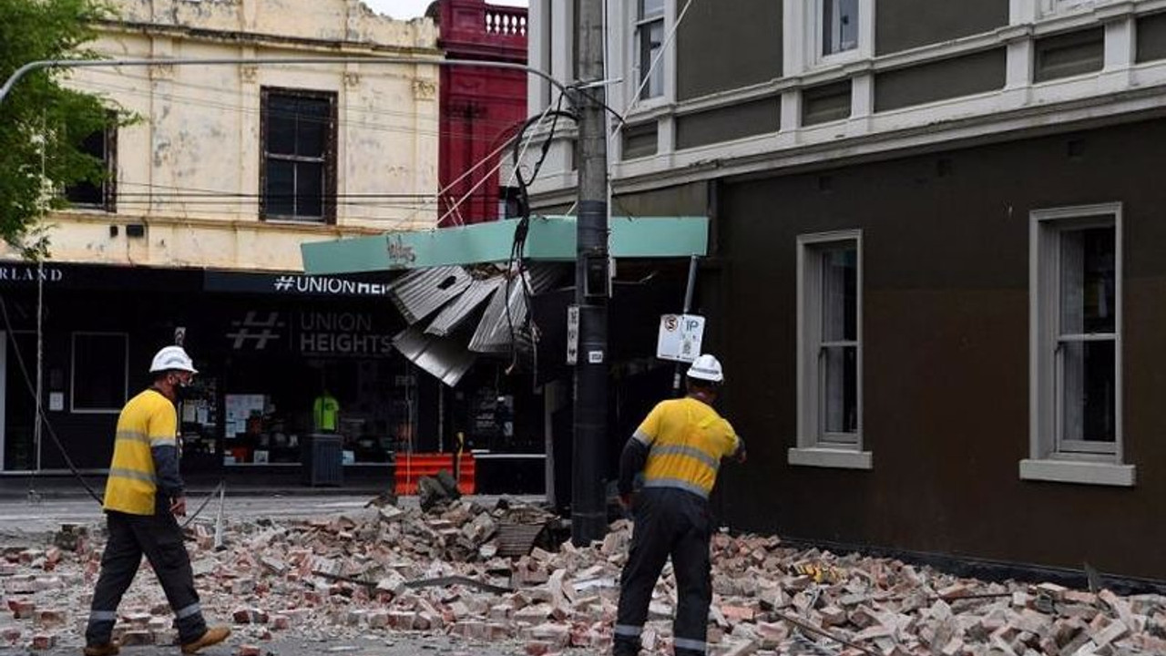 Avustralya'da deprem: 46 binada hasar meydana geldi