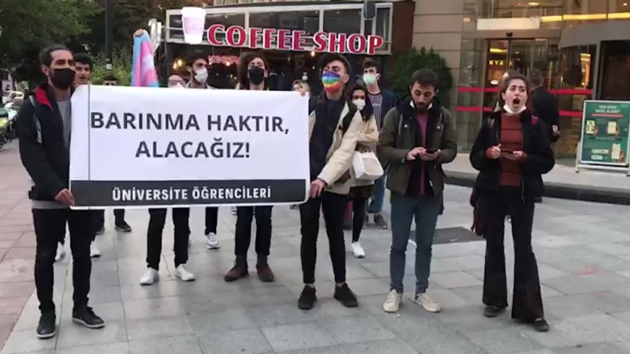 Eskişehir’de 7 günlük barınma nöbeti basın açıklaması ile sona erdi